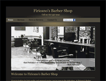 Tablet Screenshot of firicanosbarbershop.com